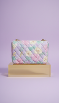 Pastel Garden Pattern Crossbody Bag